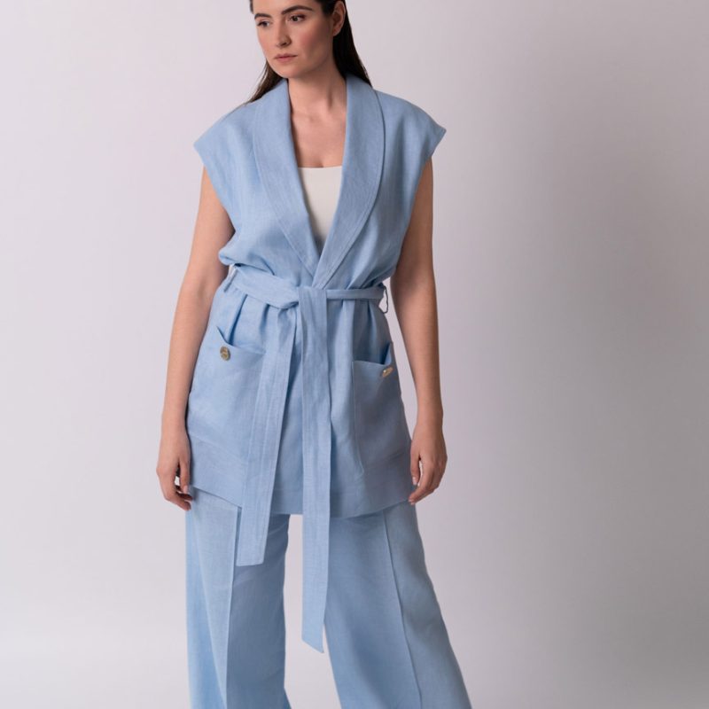 Mabliss Couture - Laneni Set Veronika u Svjetlije plavoj boji